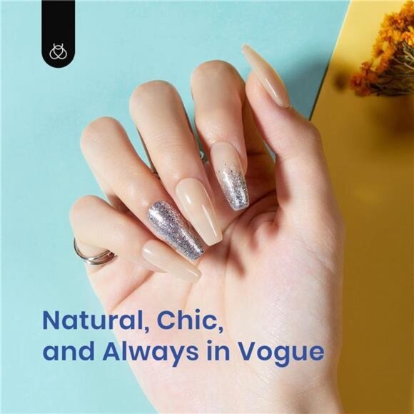 Gel Nail Kit Easy Nail Extension Set With 500Pcs Medium Coffin Shaped Tips - Picture 5 of 7